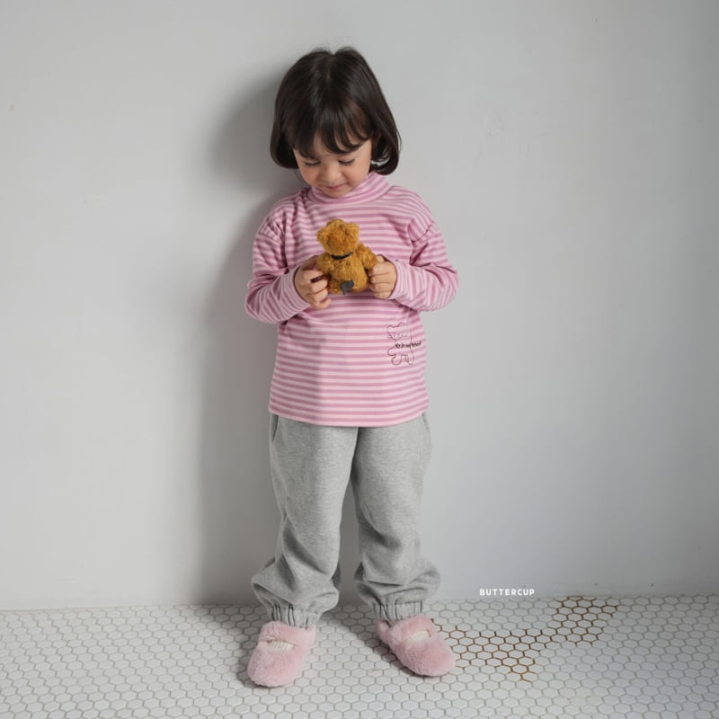 Buttercup - Korean Children Fashion - #littlefashionista - Joy Pin Mock Neck Tee - 6