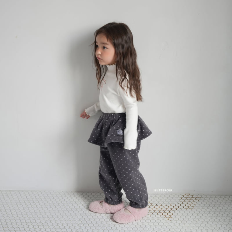 Buttercup - Korean Children Fashion - #littlefashionista - Mini Dot Flare Pants - 9