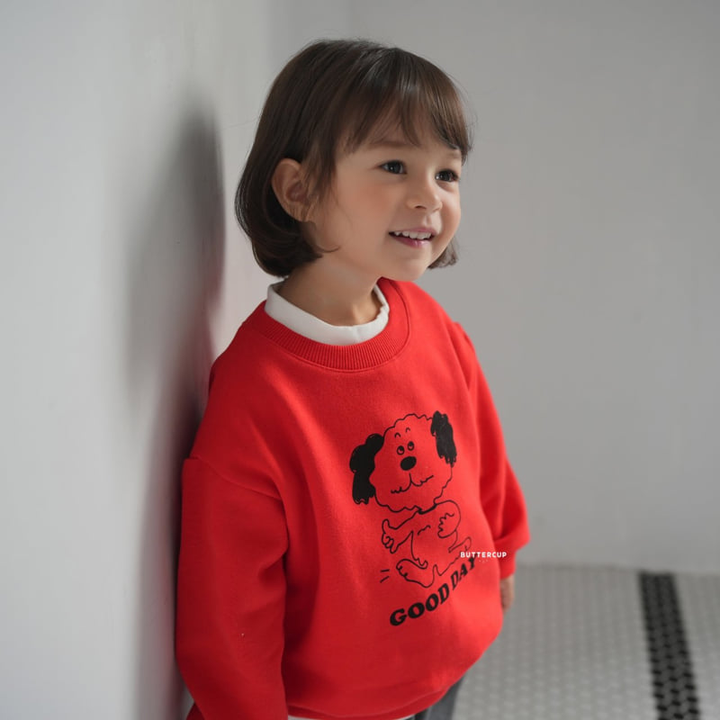 Buttercup - Korean Children Fashion - #prettylittlegirls - Good Day Puppy Sweatshirt - 8