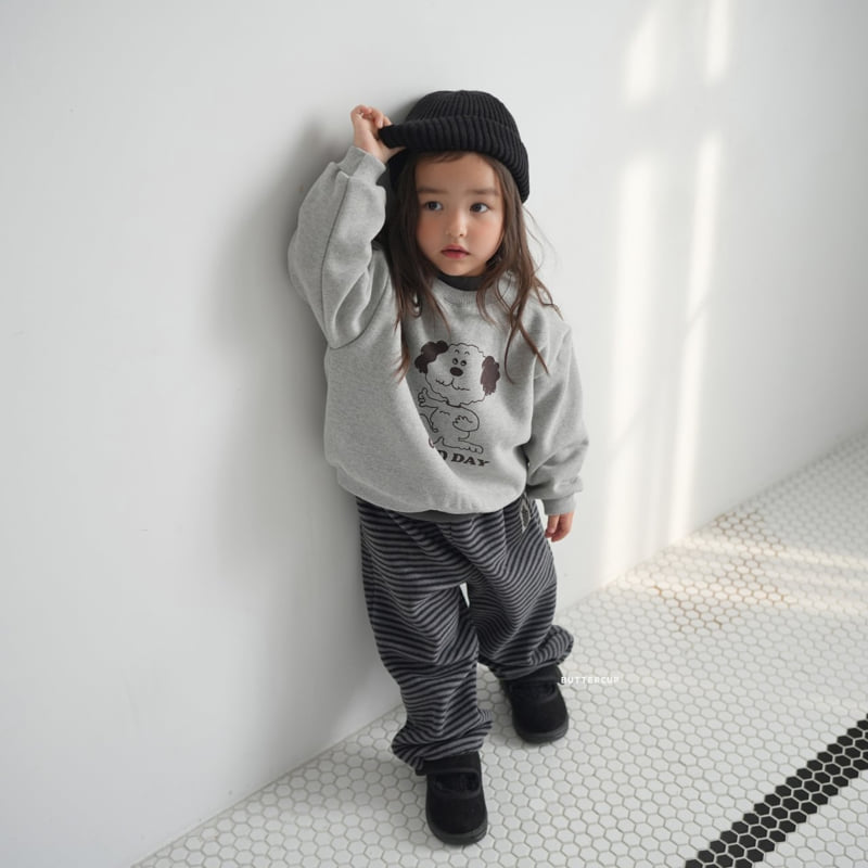 Buttercup - Korean Children Fashion - #stylishchildhood - Good Day Puppy Sweatshirt - 11