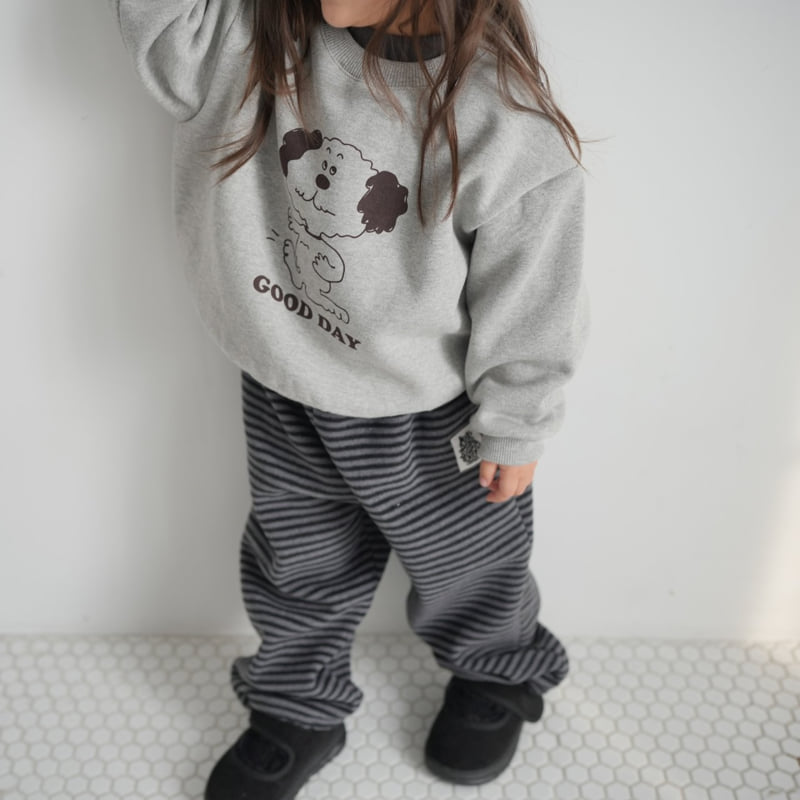 Buttercup - Korean Children Fashion - #todddlerfashion - Good Day Puppy Sweatshirt - 9