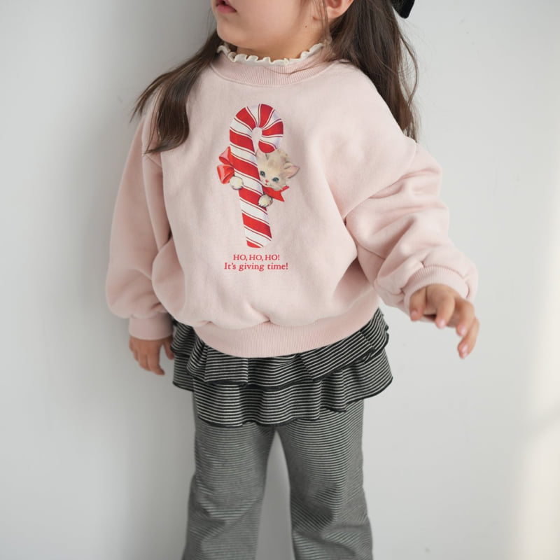 Buttercup - Korean Children Fashion - #toddlerclothing - Candy Cat Sweatshirt - 9