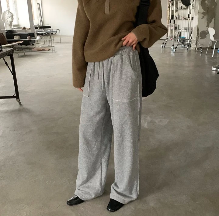 Cover - Korean Women Fashion - #momslook - Fatigue Cutting Banding Pants - 3