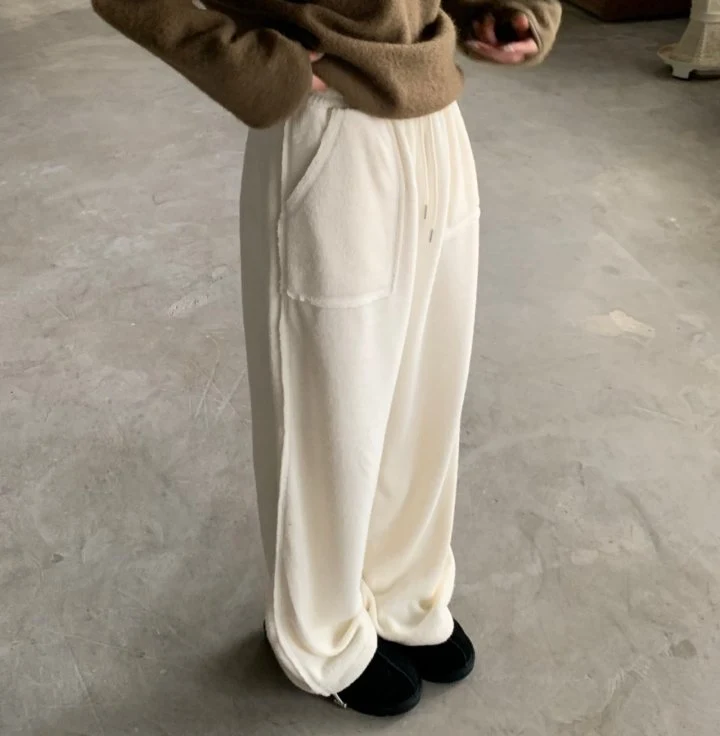 Cover - Korean Women Fashion - #momslook - Fatigue Cutting Banding Pants - 7