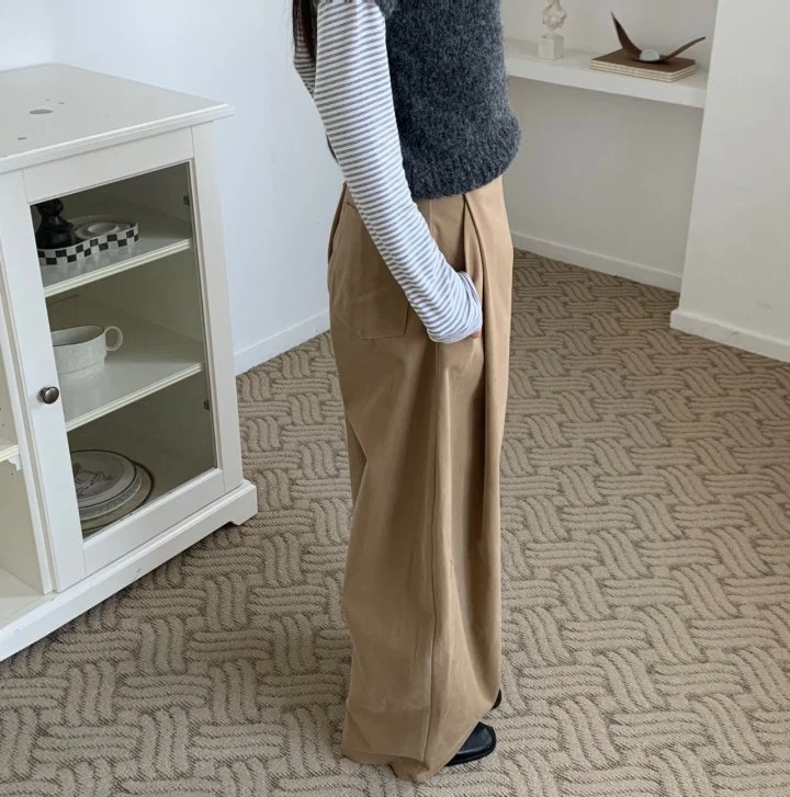 Cover - Korean Women Fashion - #momslook - Peach Curved Pants - 10