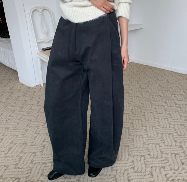 Cover - Korean Women Fashion - #momslook - Peach Curved Pants - 6