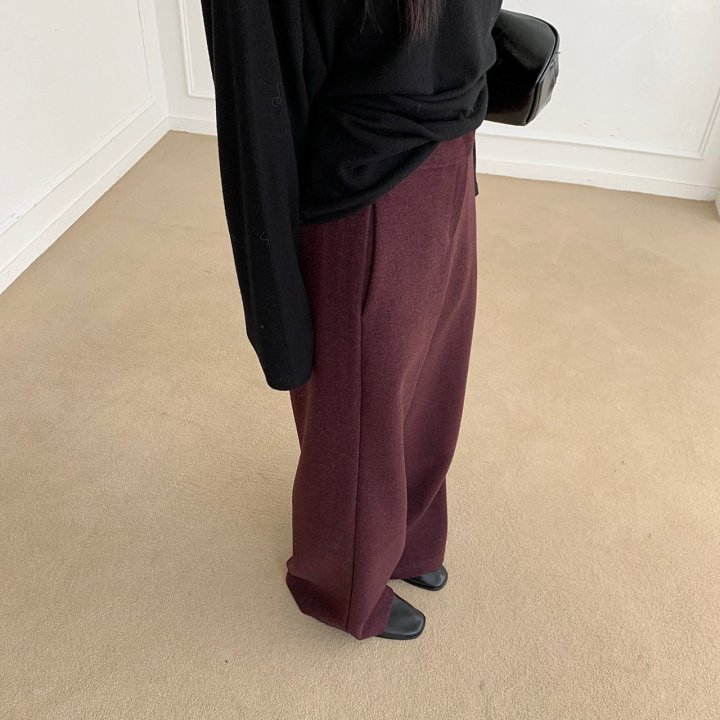 Cover - Korean Women Fashion - #momslook - Side Banding Slacks - 2