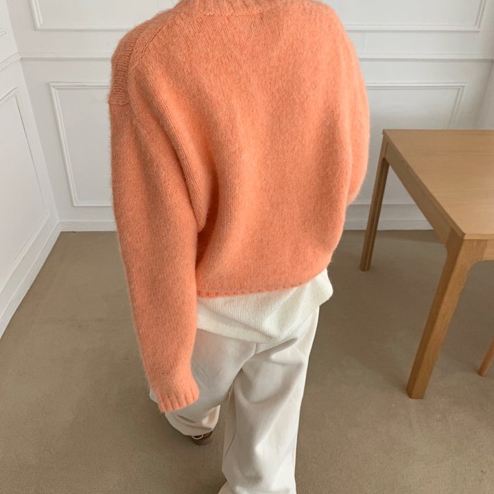 Cover - Korean Women Fashion - #momslook - Brushed Loose Knit - 7