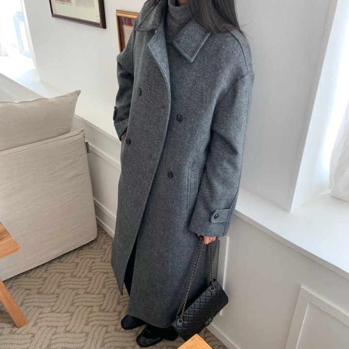 Cover - Korean Women Fashion - #womensfashion - Antique Double Coat - 4