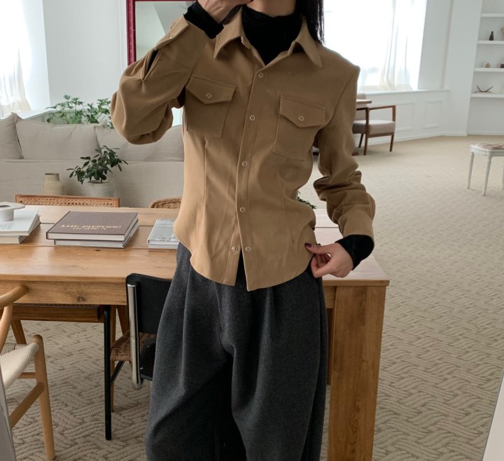 Cover - Korean Women Fashion - #momslook - Winter Snap Shirt - 2