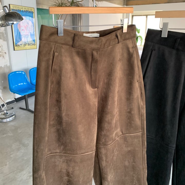 Cover - Korean Women Fashion - #momslook - Fleece Suede Slacks - 11