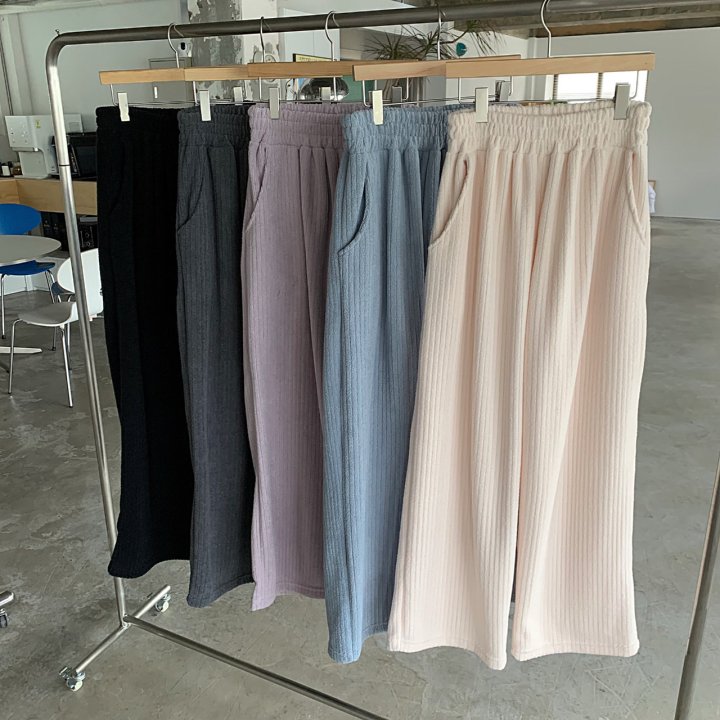 Cover - Korean Women Fashion - #momslook - Slip Fleece Banding Pants - 8