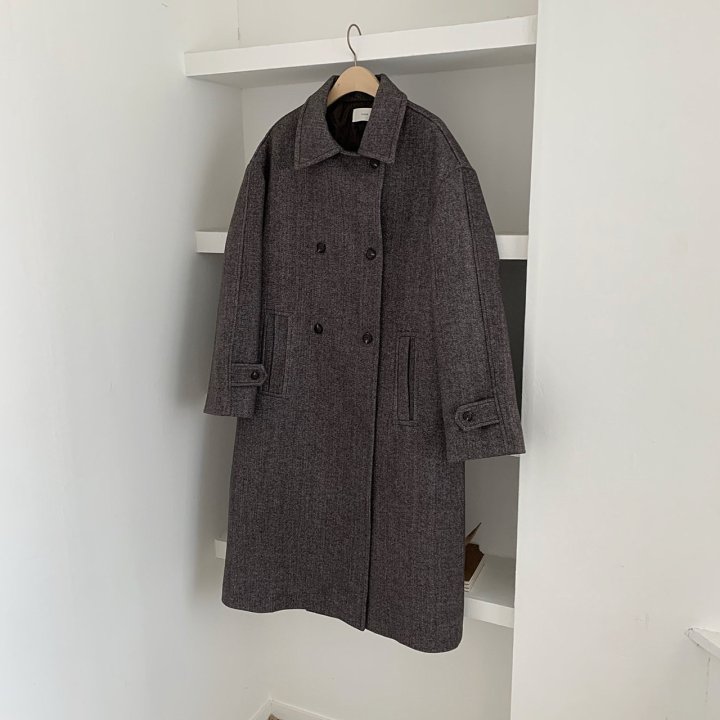 Cover - Korean Women Fashion - #restrostyle - Antique Double Coat - 11