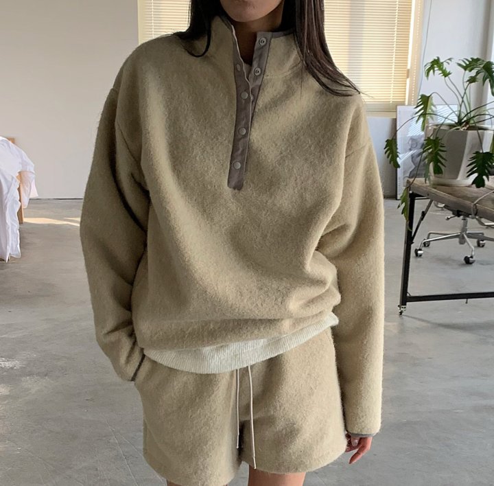 Cover - Korean Women Fashion - #shopsmall - Hairy Pullover - 7