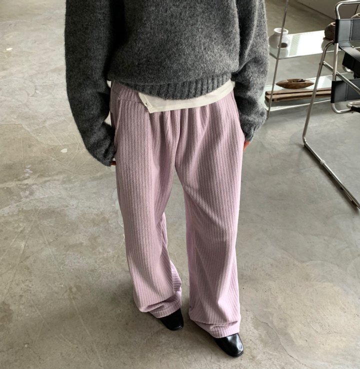 Cover - Korean Women Fashion - #shopsmall - Slip Fleece Banding Pants - 3