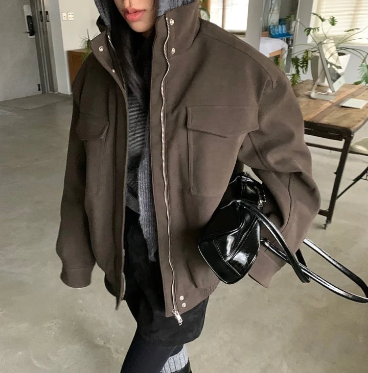 Cover - Korean Women Fashion - #shopsmall - Vella Suede Jacket