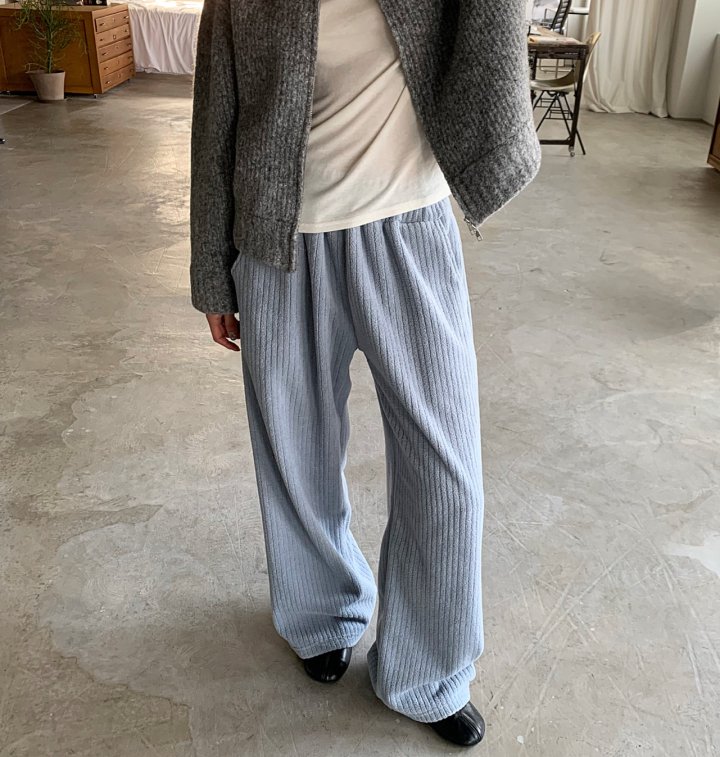Cover - Korean Women Fashion - #shopsmall - Slip Fleece Banding Pants - 4