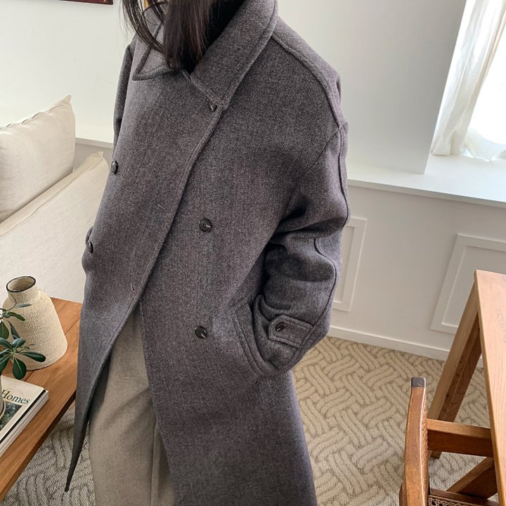 Cover - Korean Women Fashion - #vintageinspired - Antique Double Coat - 8