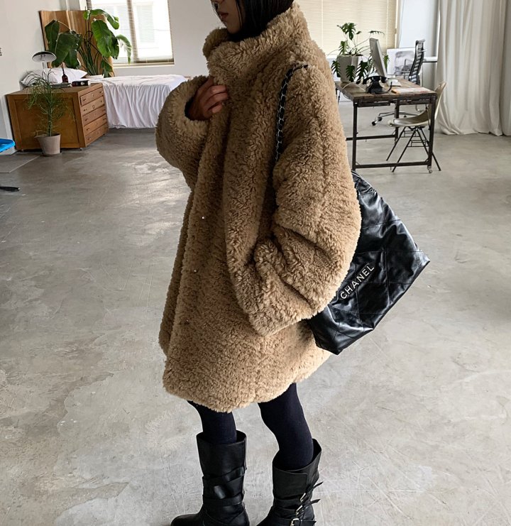 Cover - Korean Women Fashion - #vintagekidsstyle - Warm Soft Half Coat