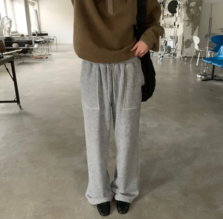 Cover - Korean Women Fashion - #momslook - Fatigue Cutting Banding Pants - 4