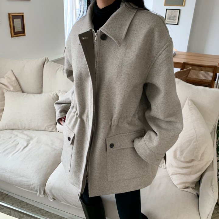 Cover - Korean Women Fashion - #womensfashion - Bocca Wool Half Coat - 5