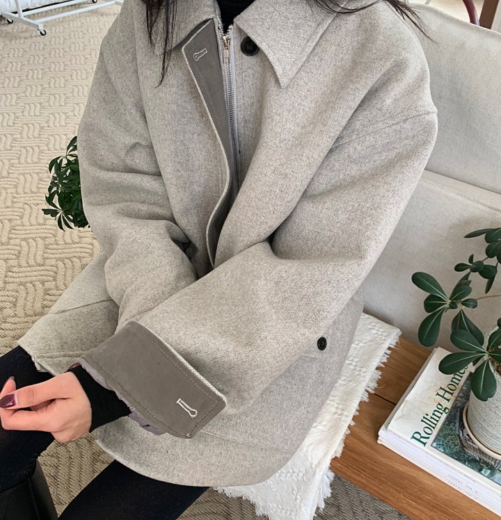 Cover - Korean Women Fashion - #womensfashion - Bocca Wool Half Coat - 7