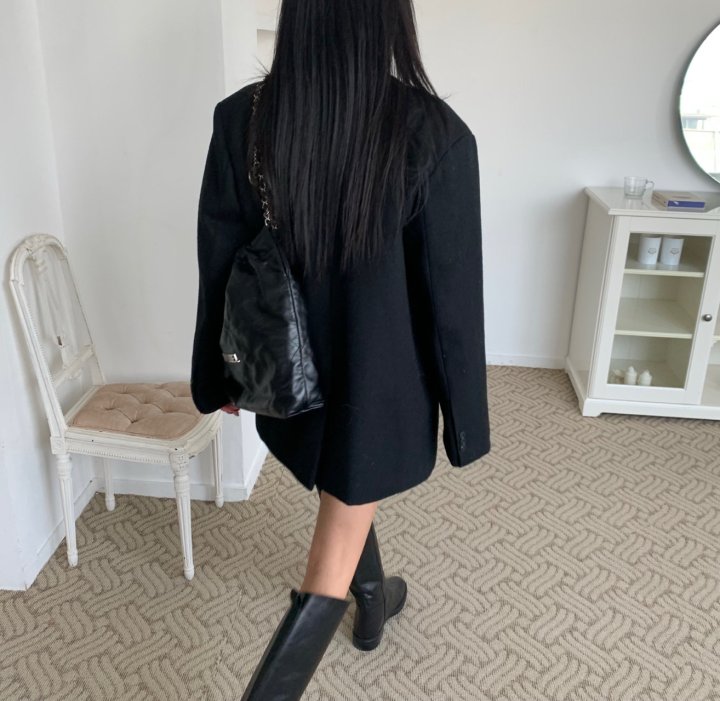 Cover - Korean Women Fashion - #womensfashion - Basic Wool Jacket - 6