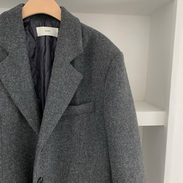 Cover - Korean Women Fashion - #womensfashion - Basic Wool Jacket - 8
