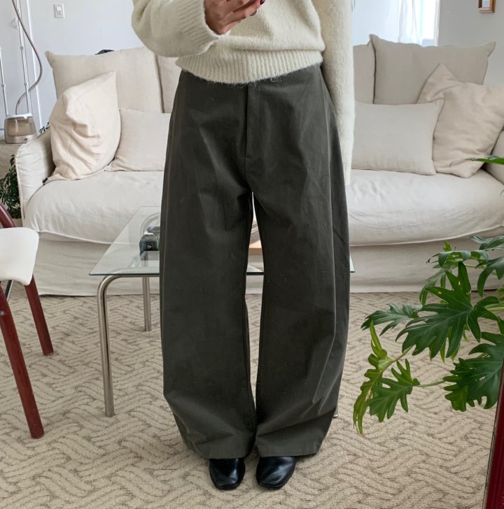 Cover - Korean Women Fashion - #womensfashion - Peach Curved Pants
