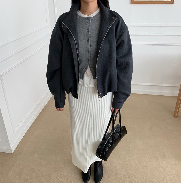 Cover - Korean Women Fashion - #womensfashion - Balloon Two Way Jumper - 7
