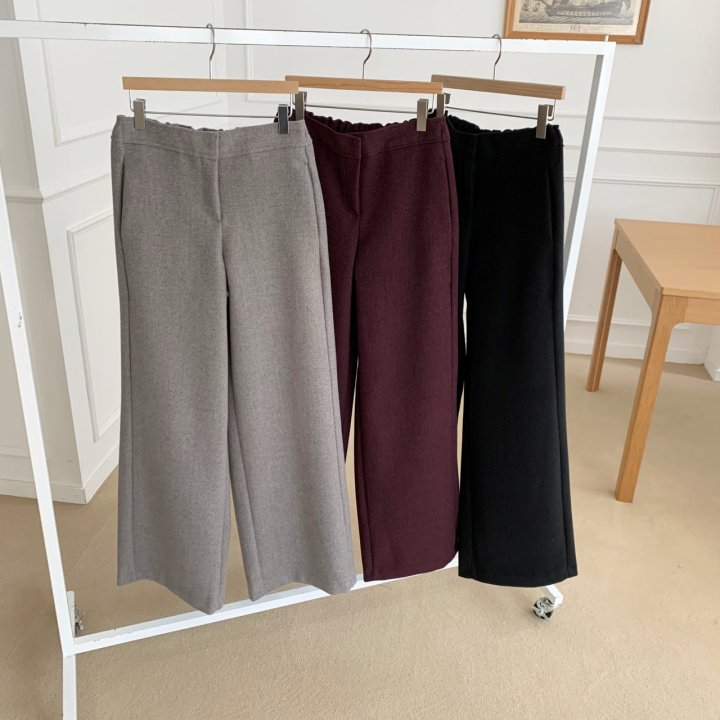 Cover - Korean Women Fashion - #womensfashion - Side Banding Slacks - 11