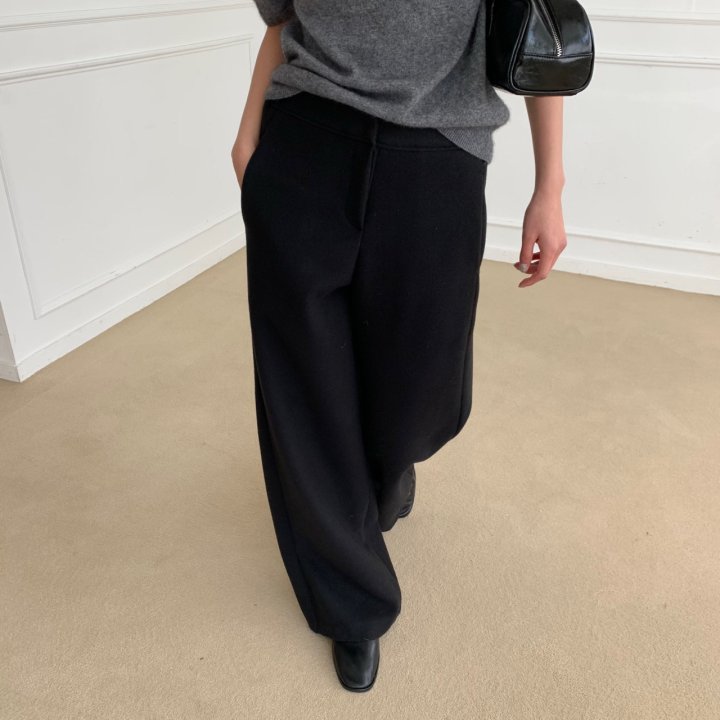 Cover - Korean Women Fashion - #womensfashion - Side Banding Slacks - 5