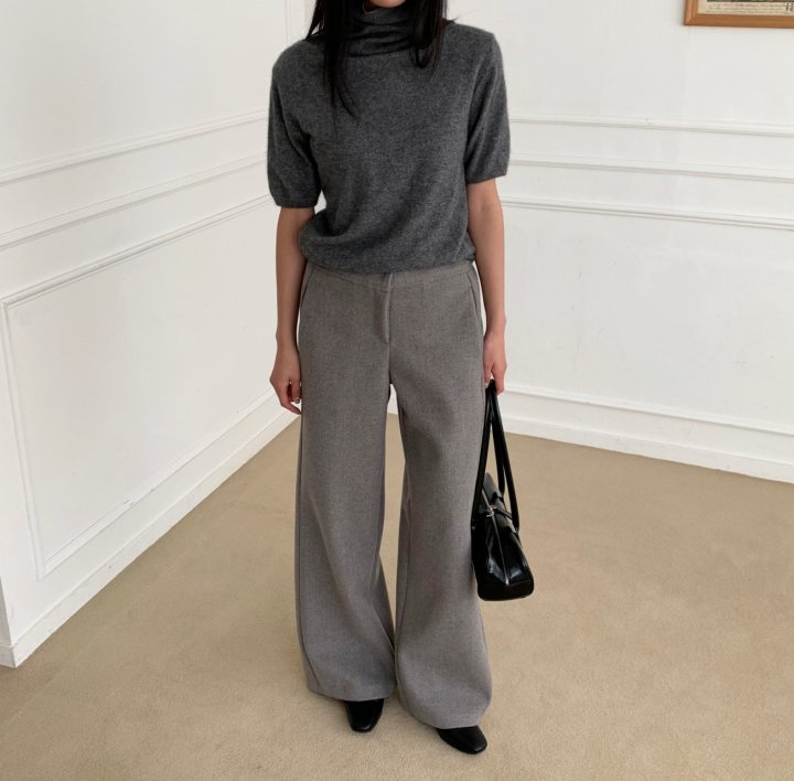 Cover - Korean Women Fashion - #womensfashion - Side Banding Slacks - 7