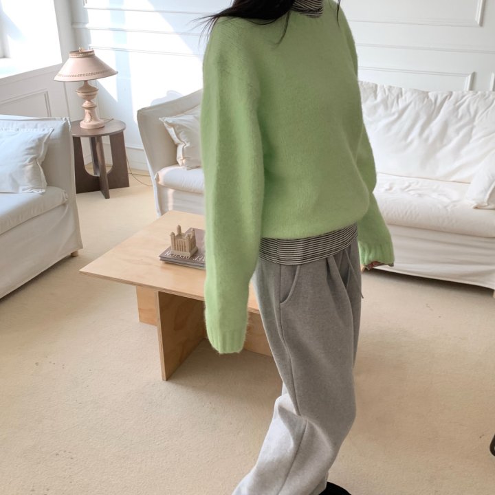 Cover - Korean Women Fashion - #womensfashion - Brushed Loose Knit - 2