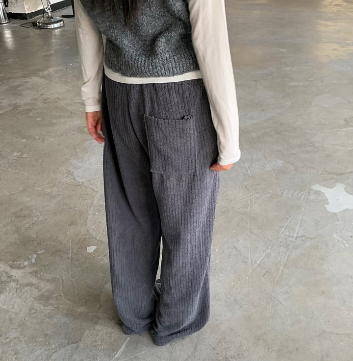Cover - Korean Women Fashion - #womensfashion - Slip Fleece Banding Pants - 7