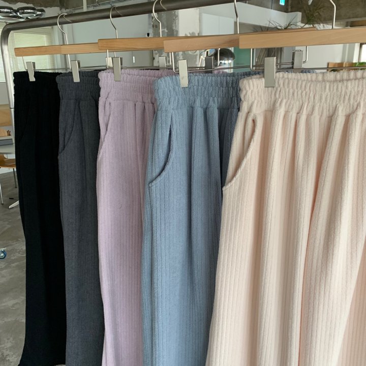 Cover - Korean Women Fashion - #womensfashion - Slip Fleece Banding Pants - 9