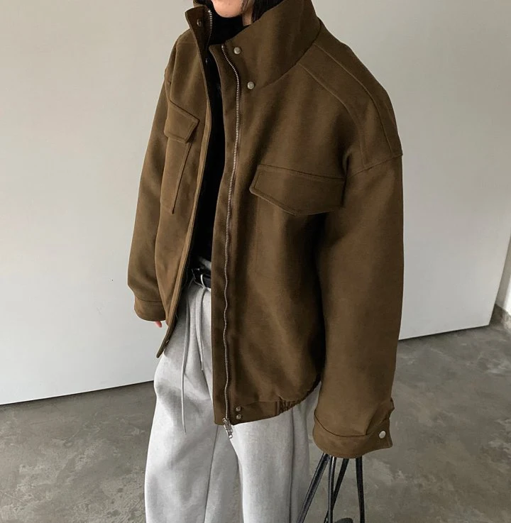 Cover - Korean Women Fashion - #womensfashion - Vella Suede Jacket - 5