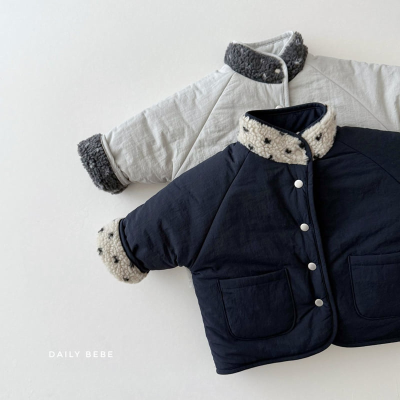 Daily Bebe - Korean Children Fashion - #discoveringself - Soft Reversible Jumper - 4
