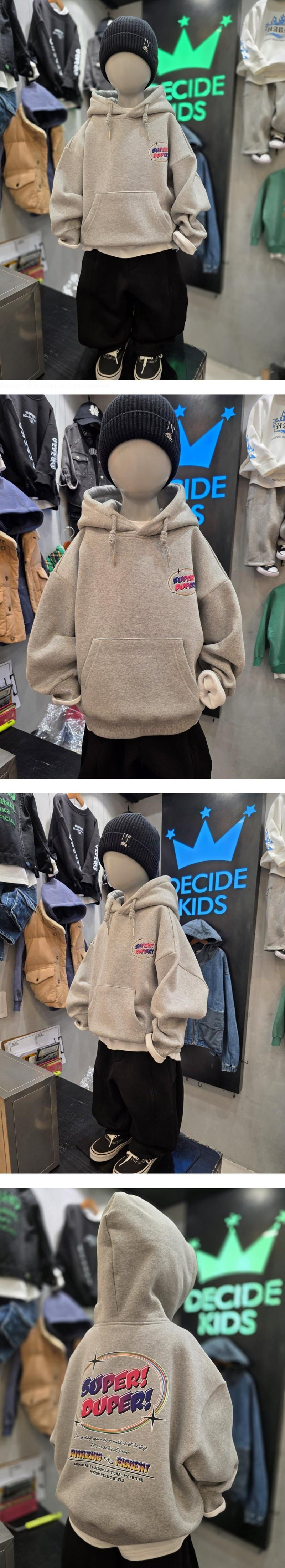 Decide Kids - Korean Children Fashion - #childofig - Super Hoodie - 2