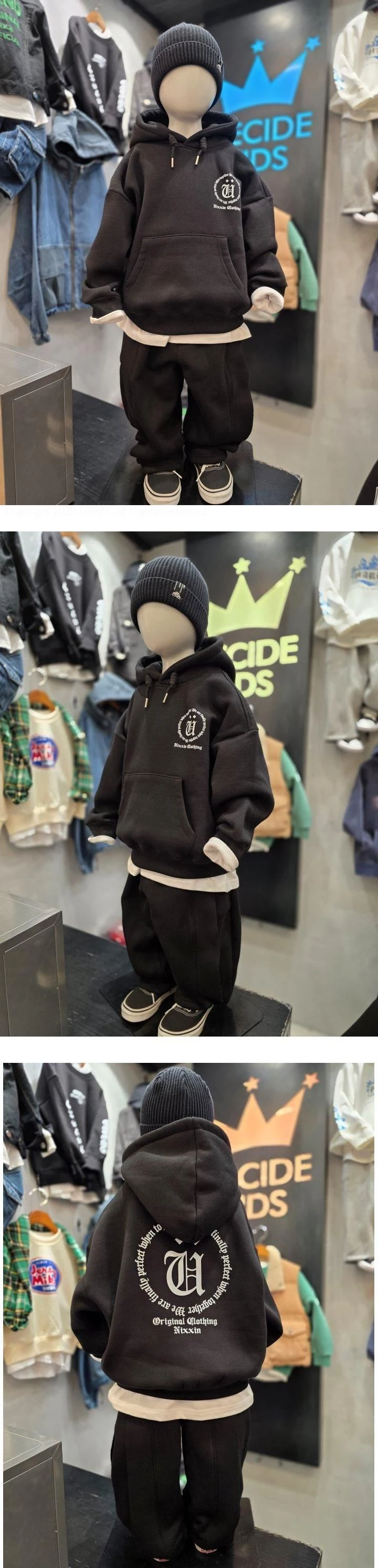 Decide Kids - Korean Children Fashion - #childrensboutique - D Hoodie - 2
