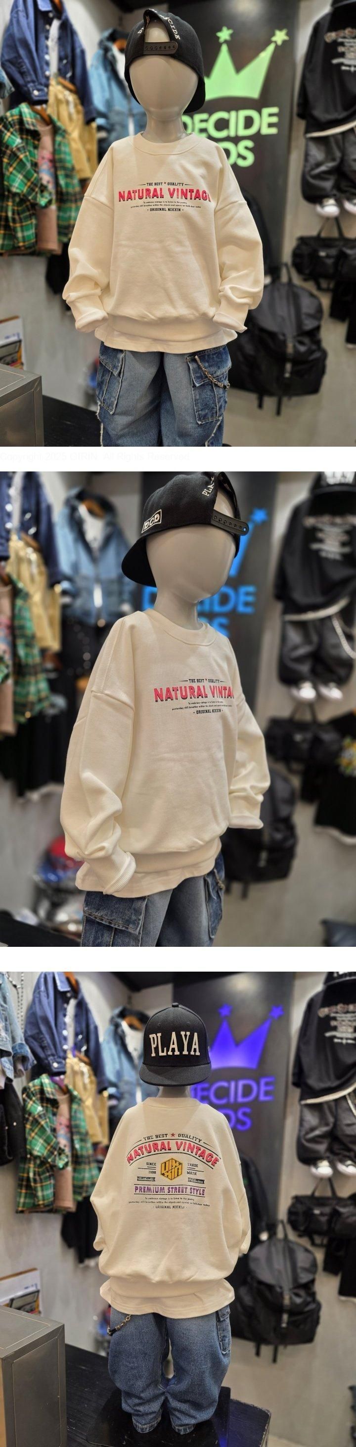 Decide Kids - Korean Children Fashion - #toddlerclothing - Natural Sweatshirt - 2