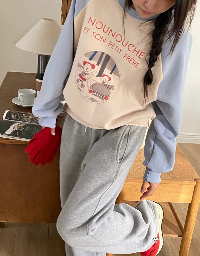 Diana - Korean Women Fashion - #momslook - Petit Double Fleece Sweatshirt - 2