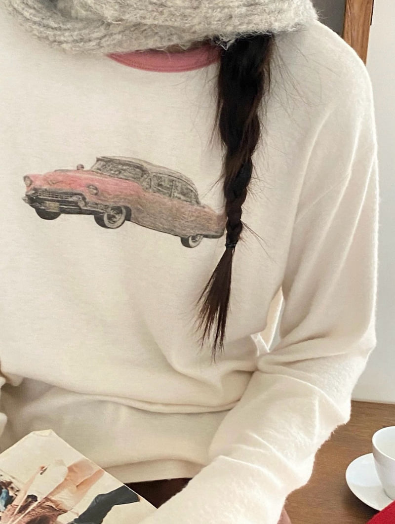 Diana - Korean Women Fashion - #momslook - Car Color Tee - 12
