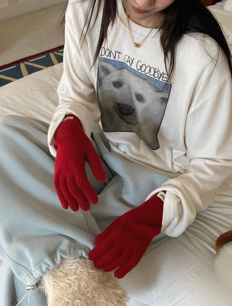 Diana - Korean Women Fashion - #momslook - Say Fleece Tee - 7