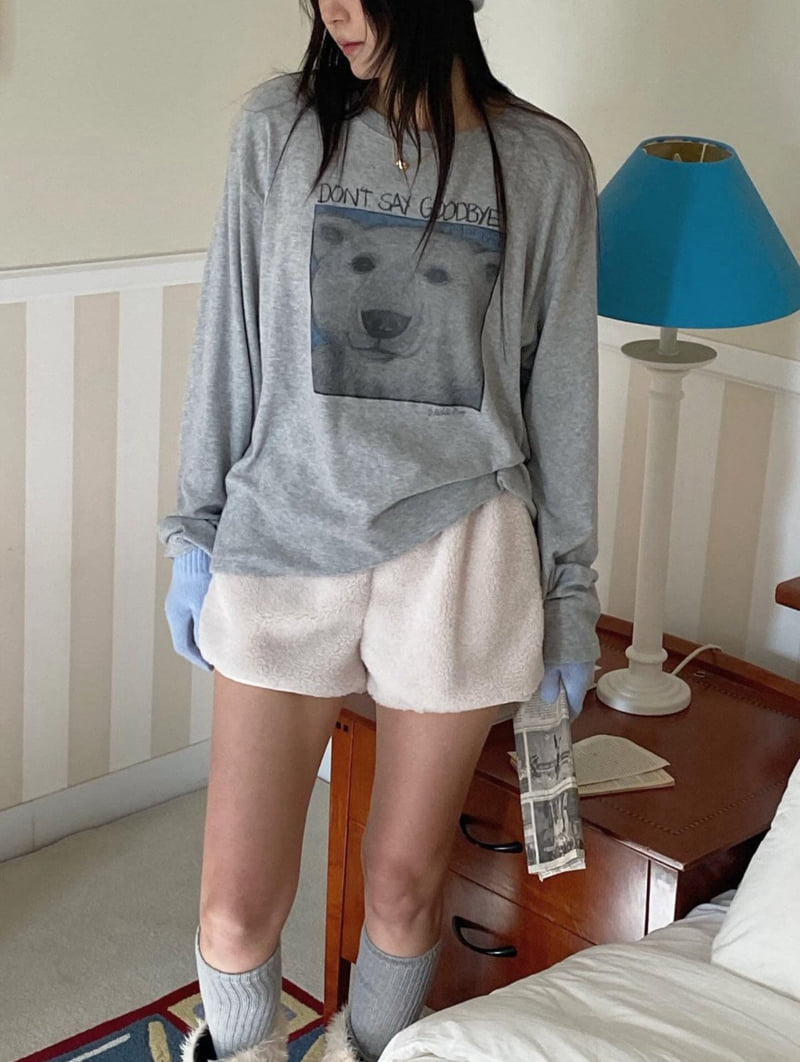 Diana - Korean Women Fashion - #momslook - Say Fleece Tee - 9