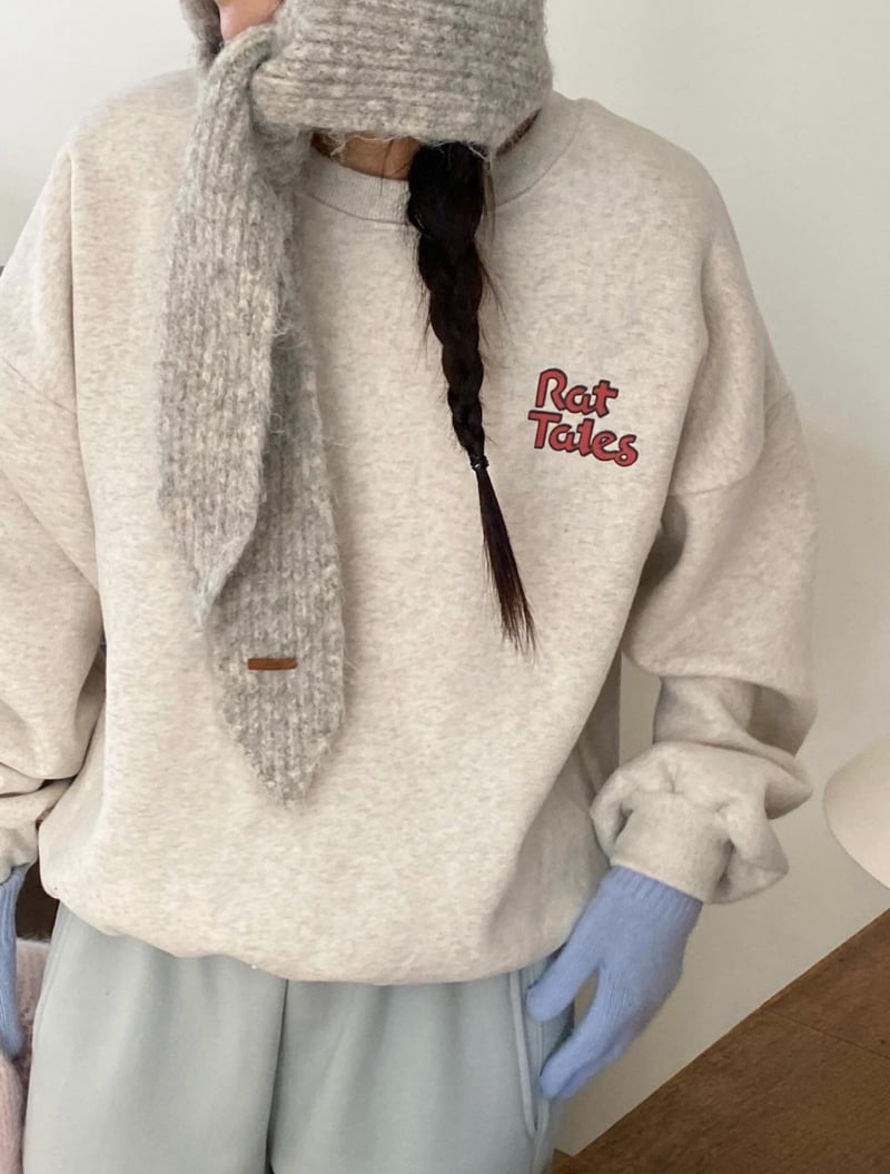 Diana - Korean Women Fashion - #pursuepretty - Chunky Double Fleece Sweatshirt - 8