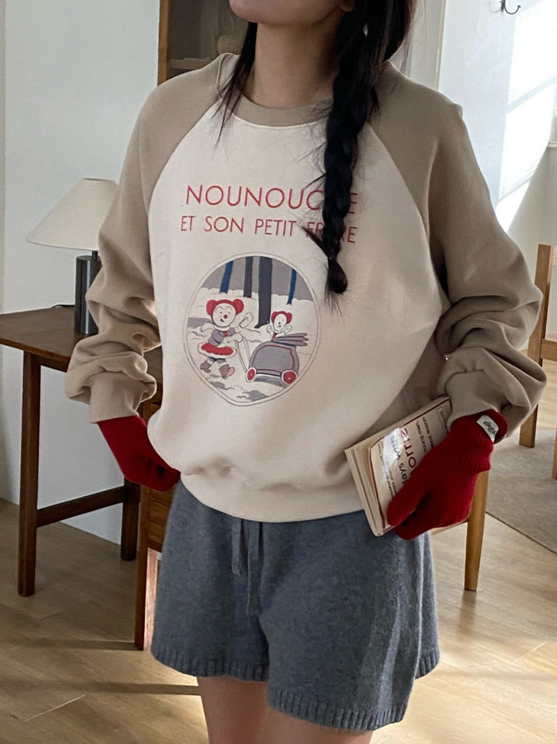 Diana - Korean Women Fashion - #restrostyle - Petit Double Fleece Sweatshirt - 8