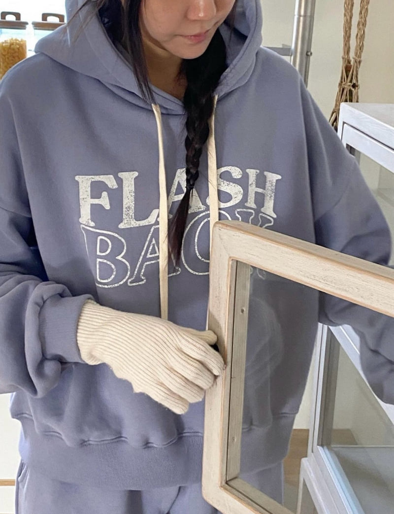 Diana - Korean Women Fashion - #pursuepretty - Flash Double Fleece Hoodie - 4