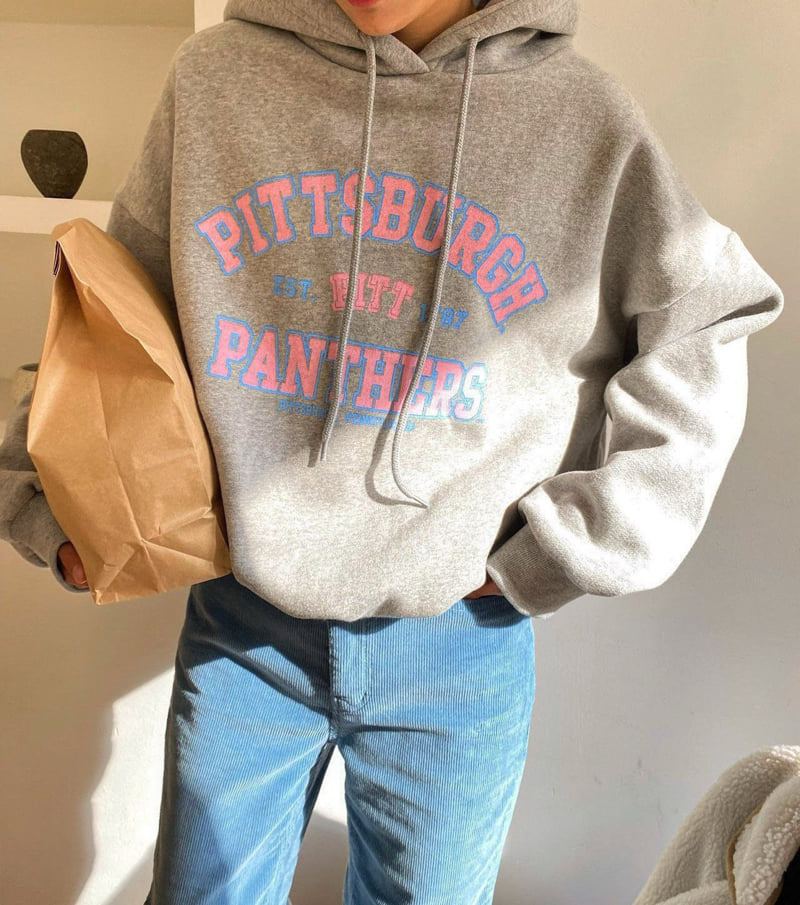 Diana - Korean Women Fashion - #thelittlethings - Pittsburgh Double Fleece Hoodie - 9