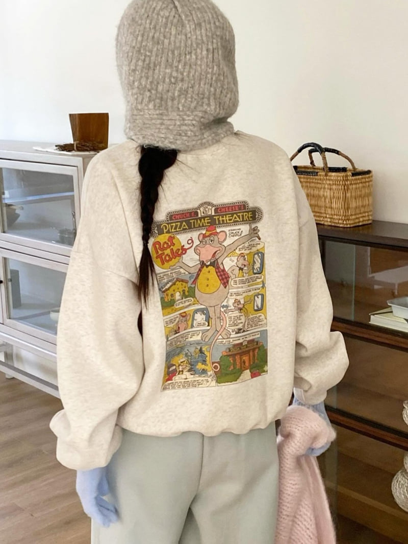 Diana - Korean Women Fashion - #vintageinspired - Chunky Double Fleece Sweatshirt - 6